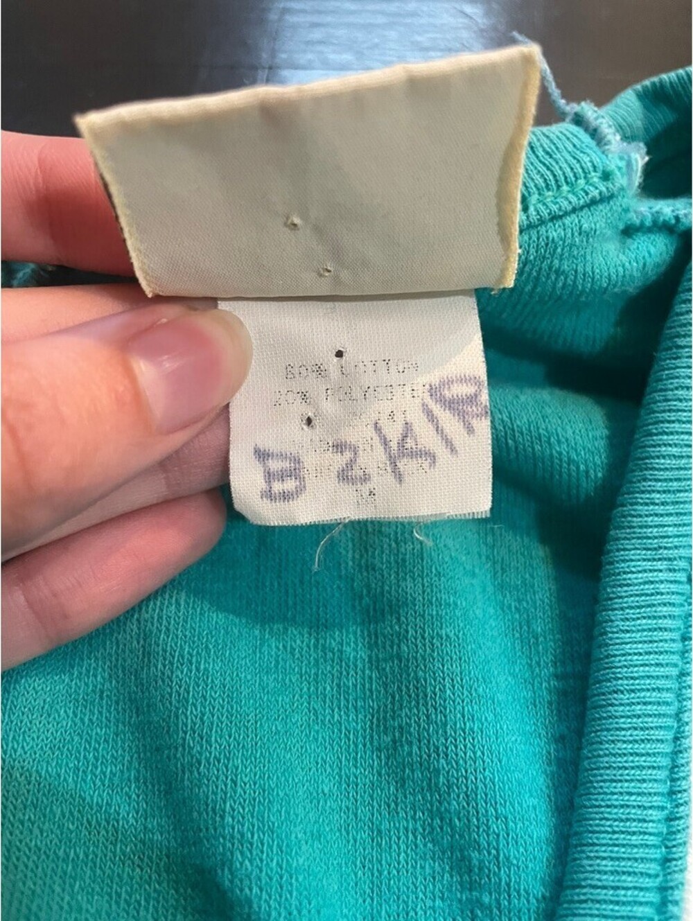 Vintage East Wind Terry Cloth V-Neck Beach Shirt M - Picture 4 of 9